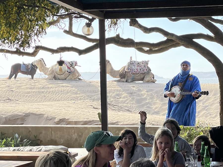 Essaouira Beach Dining Morocco