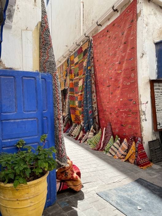 Essaouira rug alley, Morocco